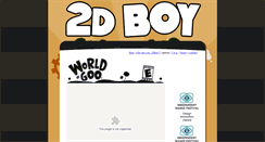 Desktop Screenshot of 2dboy.com
